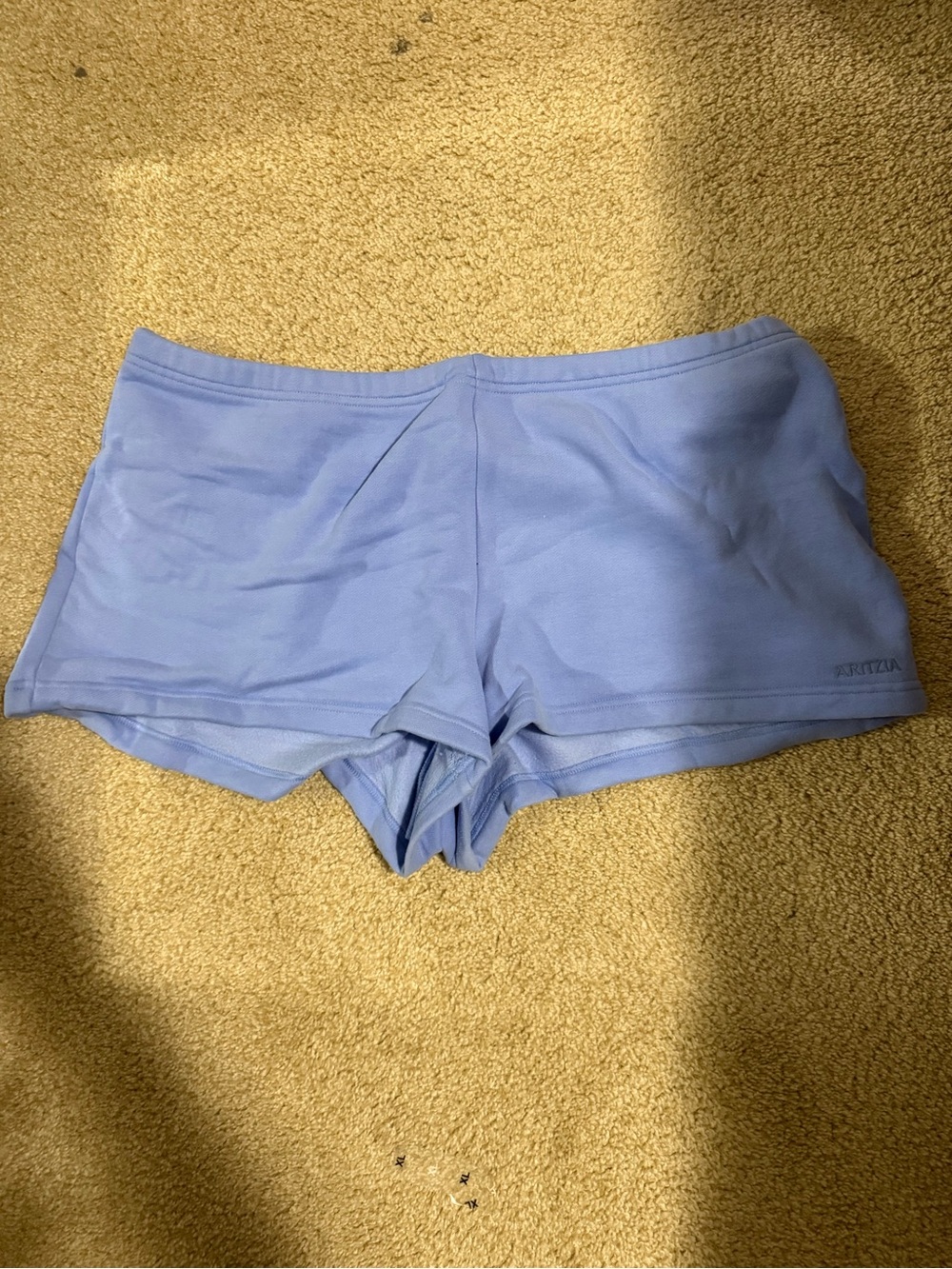 Aritzia perfect fit low rise sweat fleece shorts